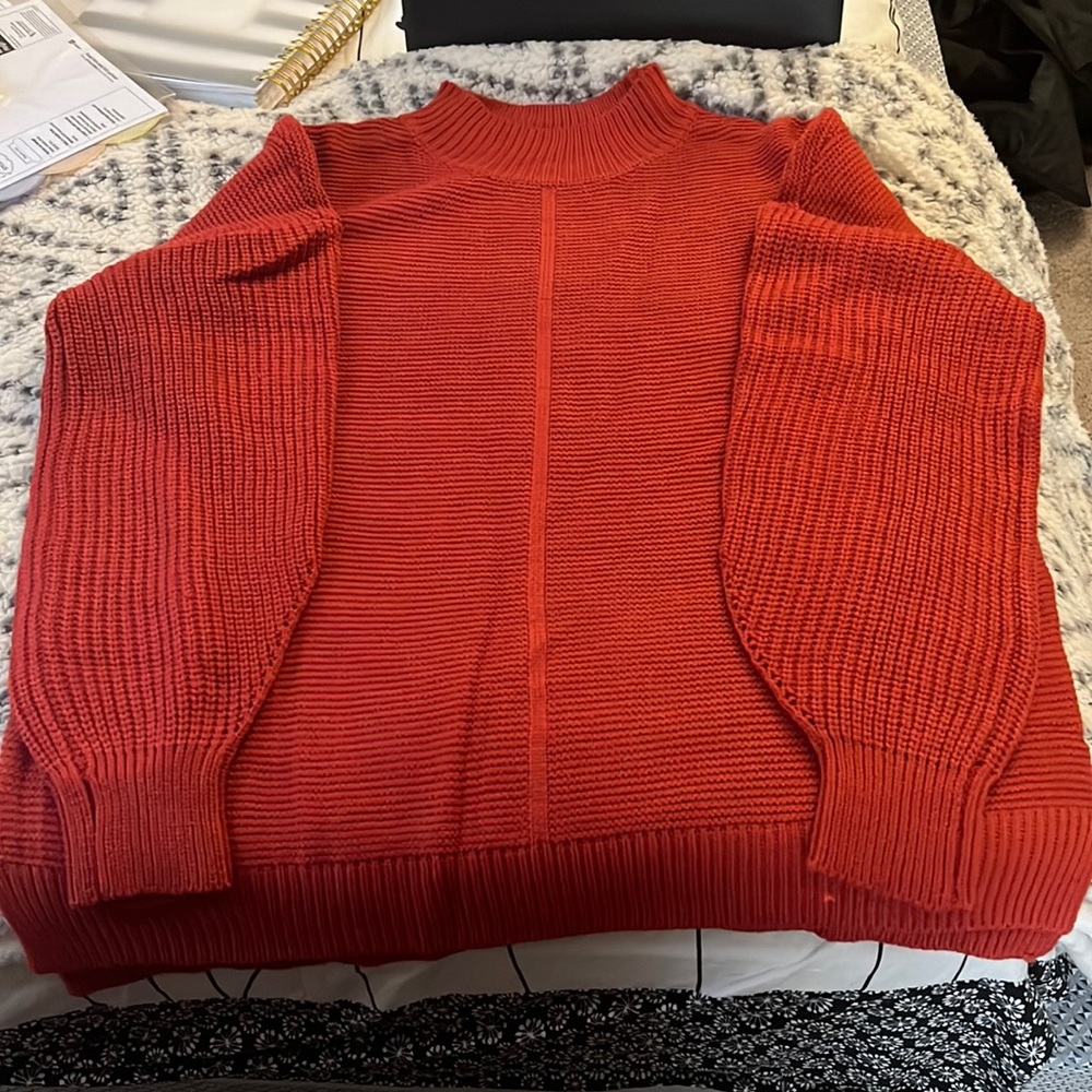 Amazon Brand Sweater, Rust color, size is XXL. Never worn